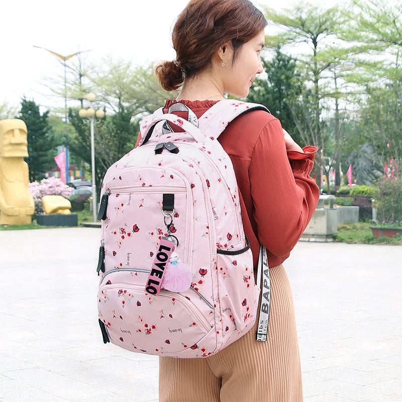 Cute Printed School Backpack Bag