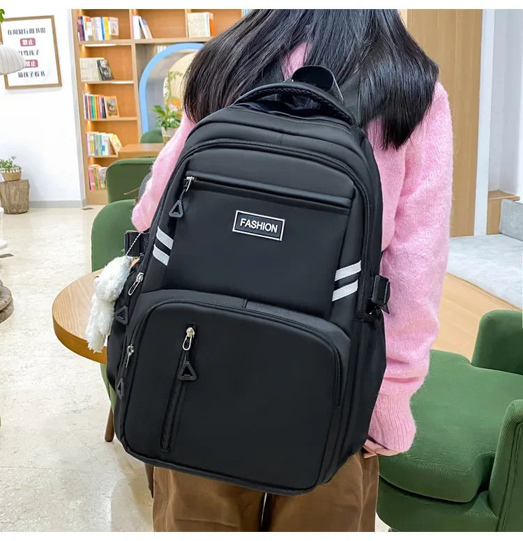 Girls Korean Lightweight School Backpack