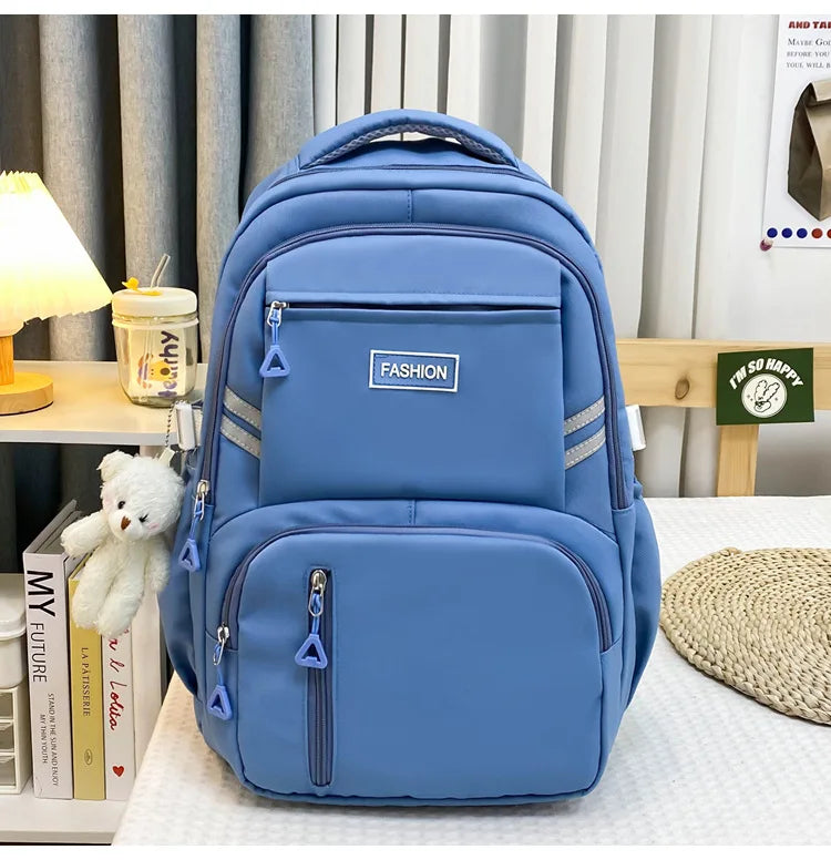 Girls Korean Lightweight School Backpack