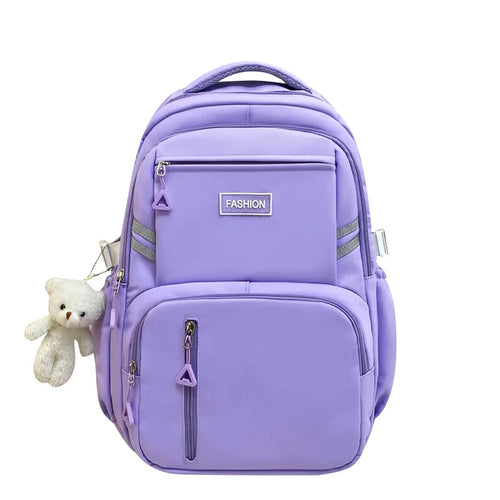 Girls Korean Lightweight School Backpack