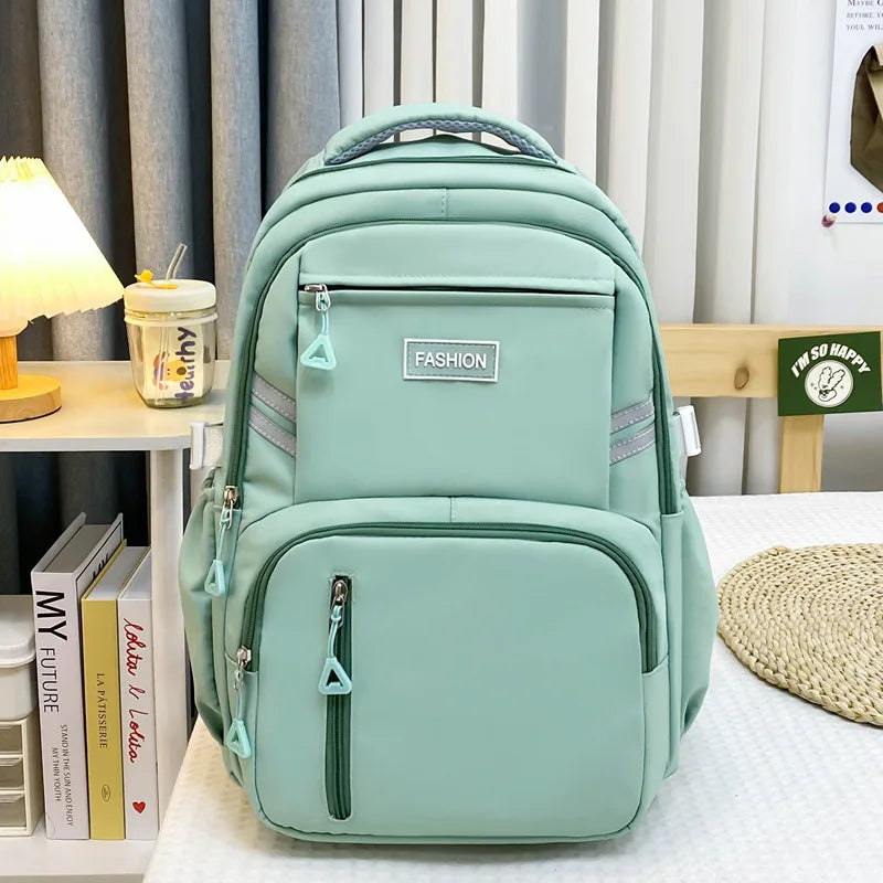 Girls Korean Lightweight School Backpack
