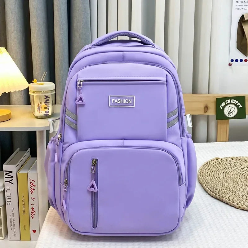 Girls Korean Lightweight School Backpack