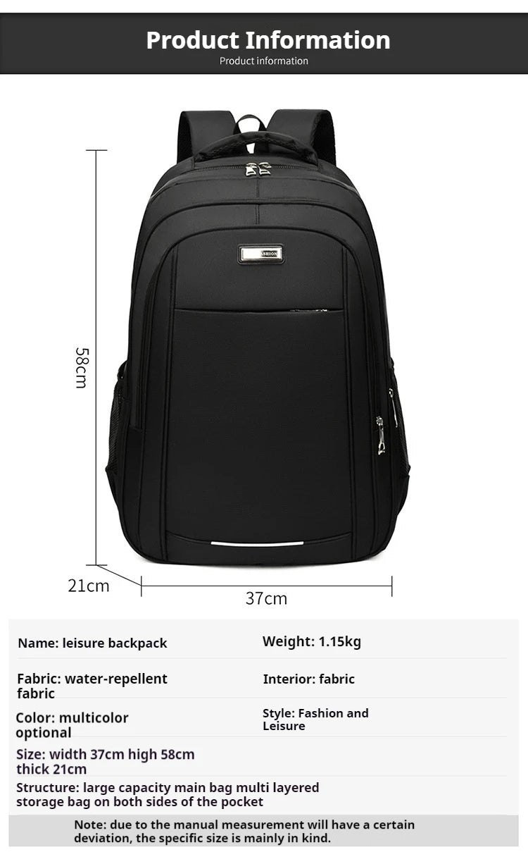 Men Large Capacity Travel Backpack