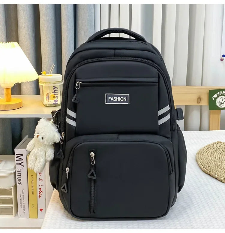 Girls Korean Lightweight School Backpack