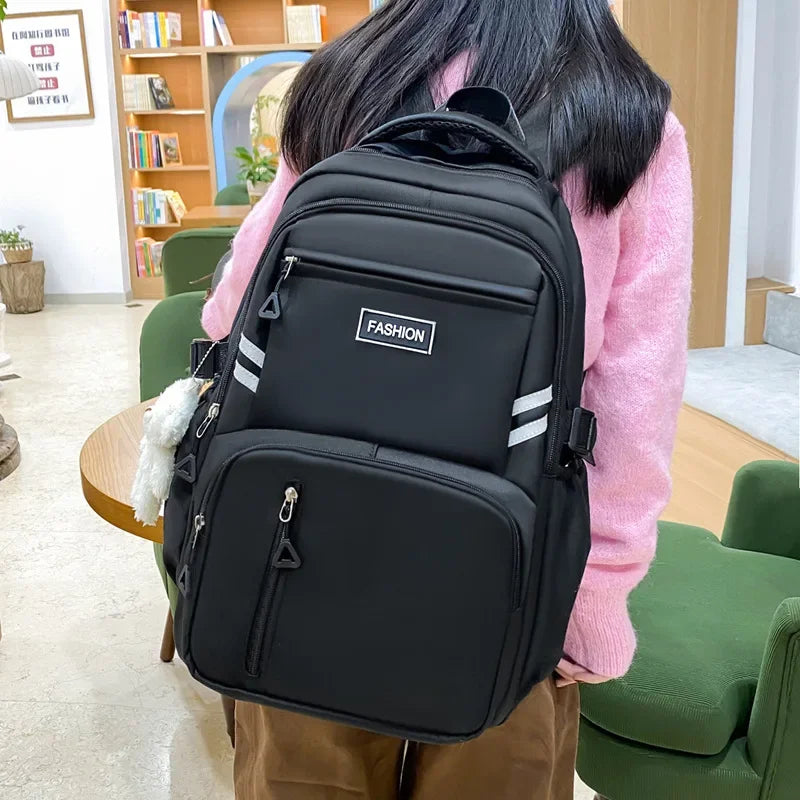 Girls Korean Lightweight School Backpack
